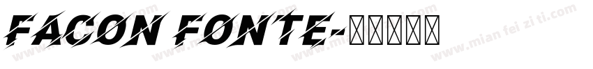 FACON FONTE字体转换